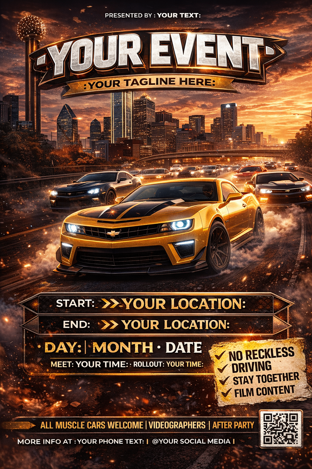 MUSCLE CARS — DALLAS ROLLOUT